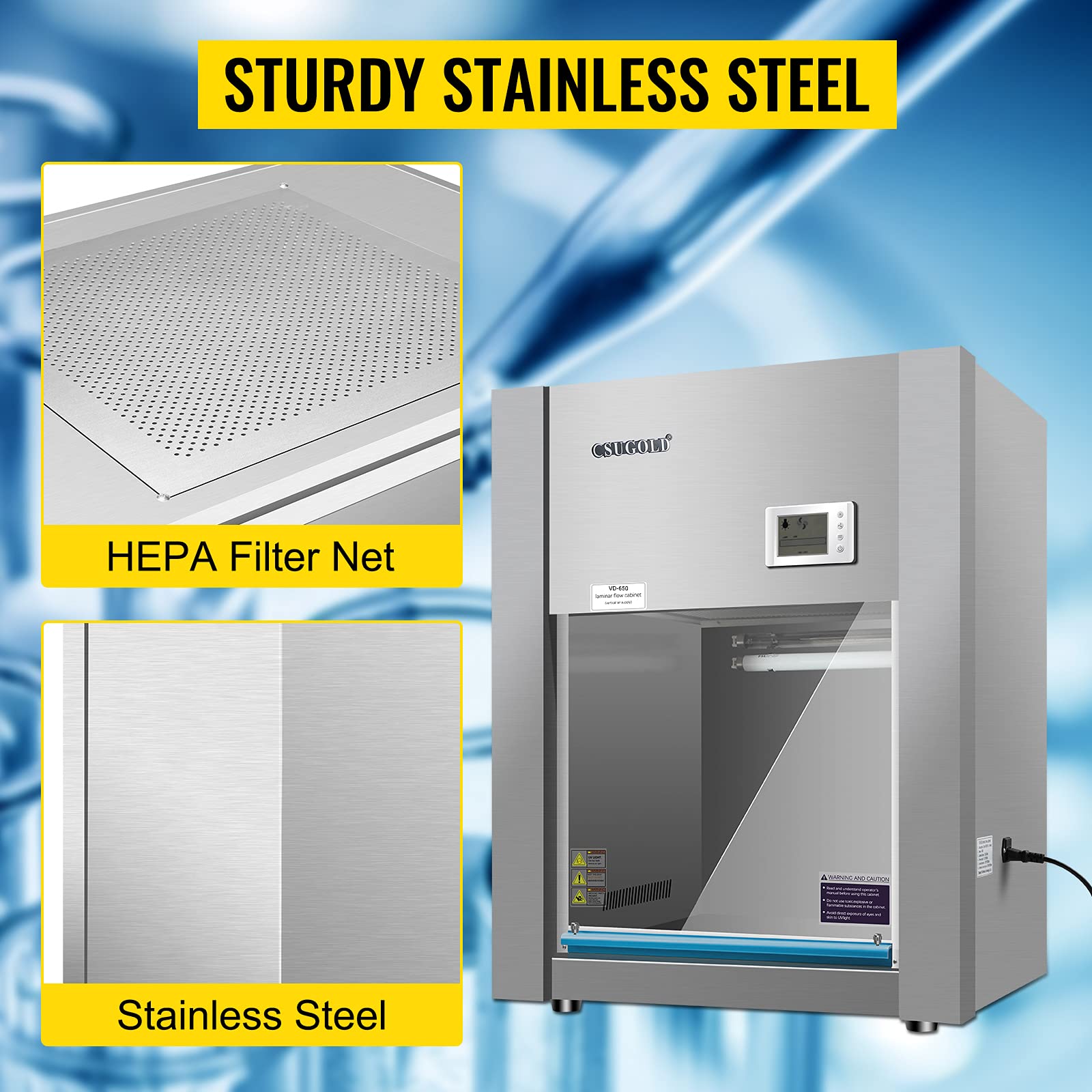 Buy VEVOR VD650 Laminar Flow Hood Filter Class 100 Laminar Flow Hood