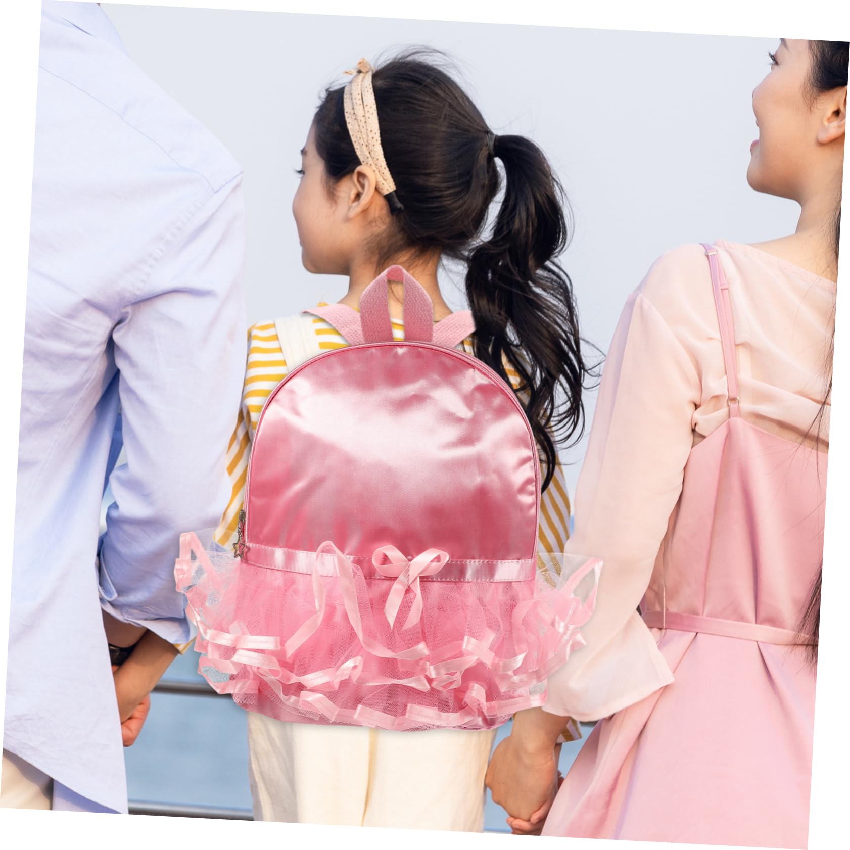 GALPADA 3stücke Ballett Rucksack Für Mädchen Große Kapazität Verstellbare Wasserabweisend Für Tanzkleidung Und Ballettschuhe Süßer Rosa Tanzrucksack Für Kleine Tänzerinnen