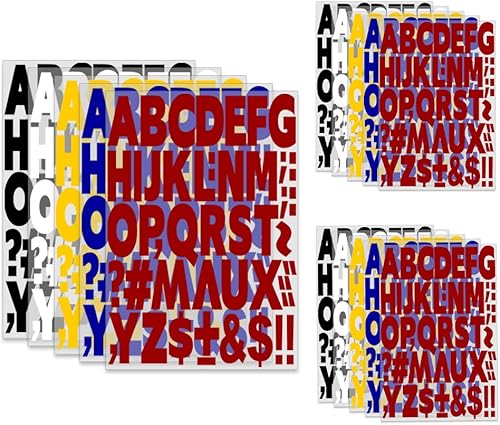 Miniatura 9 de 270 letras termotransferibles de 2 pulgadas para planchar para camisetas deportivas, camisetas con nombre del equipo, ropa, eslogan impreso,