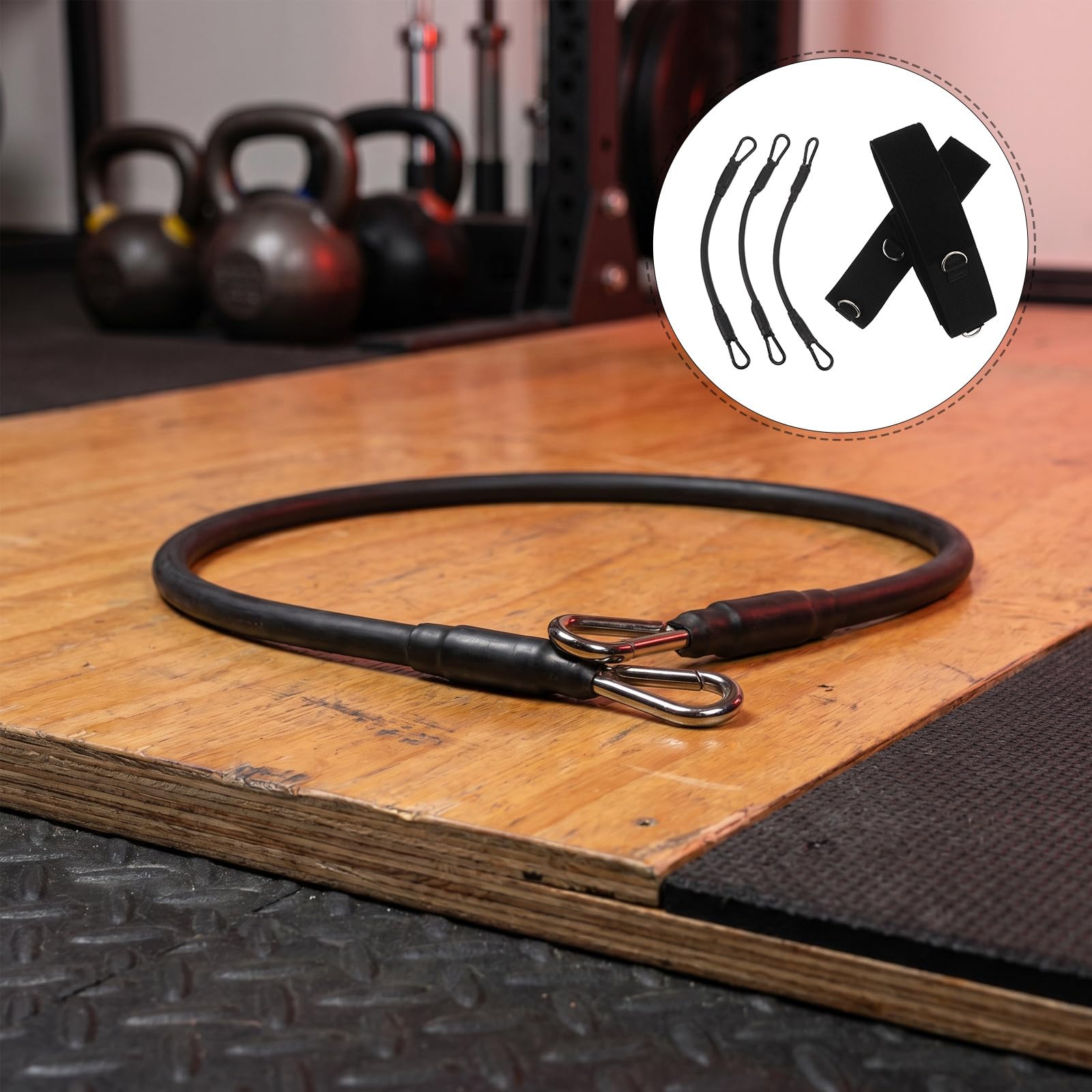 Kisangel 1 Juego de Correas de Entrenamiento para elevación de piernas: Banda de Resistencia Ajustable para Fitness, Taekwondo y Running - Kit de cinturón de Resistencia para Muslos