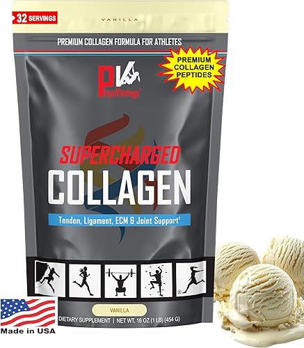 PhysiVantage Polvo de péptidos de colágeno supercargados  Colágeno hidrolizado para apoyo a la salud de las articulaciones, tendones, ligamentos y