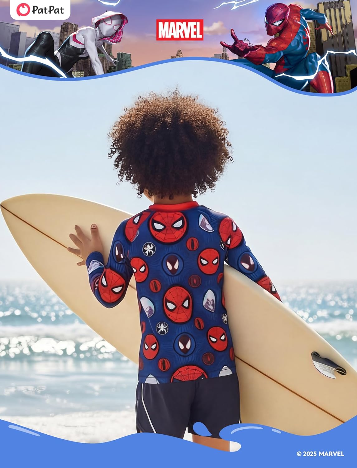 Disney Marvel Spiderman Stitch Rash Guard Shirts Minnie Ariel UPF50+Swim Shirt Boy/Girl Surf Swim Suit Top Kid Swimwear 2-14Y - Image 2