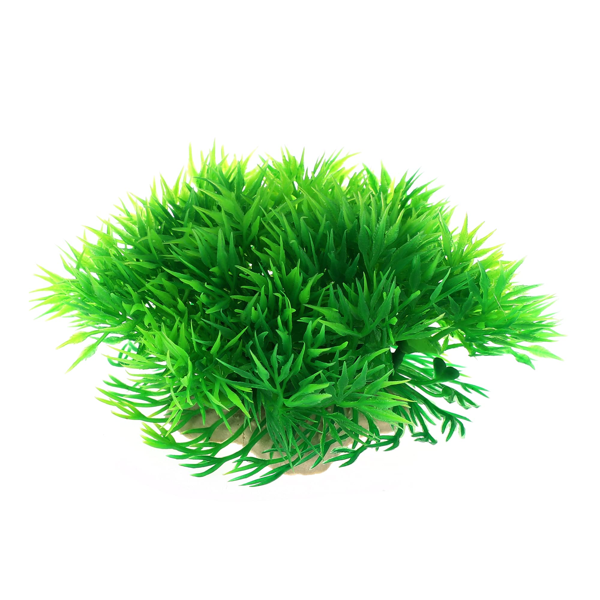 VOCOSTE 1uds Artificial Acuario Césped Bola, Simulación Planta Bola para Peces Tanque Paisaje Plantas Decoración, 2.17x4.92 Pulgadas Verde