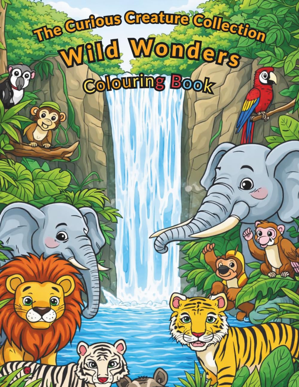 Wild Wonders: Animal Colouring Book with Fun Facts (The Curious Creature Collection)