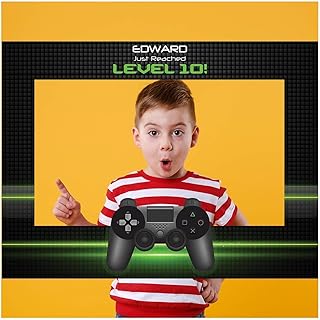 Video Game Photo Booth Handmade Party Supplies Gaming Controller, Video Game Party Supplies, Video Game Party Supplies Selfie Frame Photo Booth Prop Video Game Party Supplies Size 36x24 and 48x36