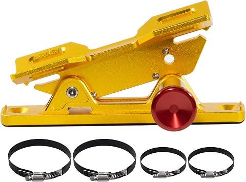 Aluminum Quick Release Fire Extinguisher Mount for 1-10LB Extinguisher | Fit Most Vehicle, Adjustable Roll Bar Holder Compatible with Jeep Wrangler TJ/JK/JL/JKU, Polaris RZR, Ranger, Can-Am X3, Gold