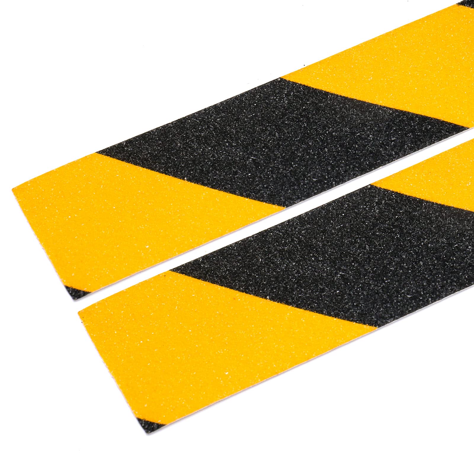 BOMEI PACK Lot de 4 rouleaux de ruban adhésif antidérapant de 5 cm x 10 m, noir, jaune, ruban adhésif de sécurité puissant pour l'intérieur et l'extérieur