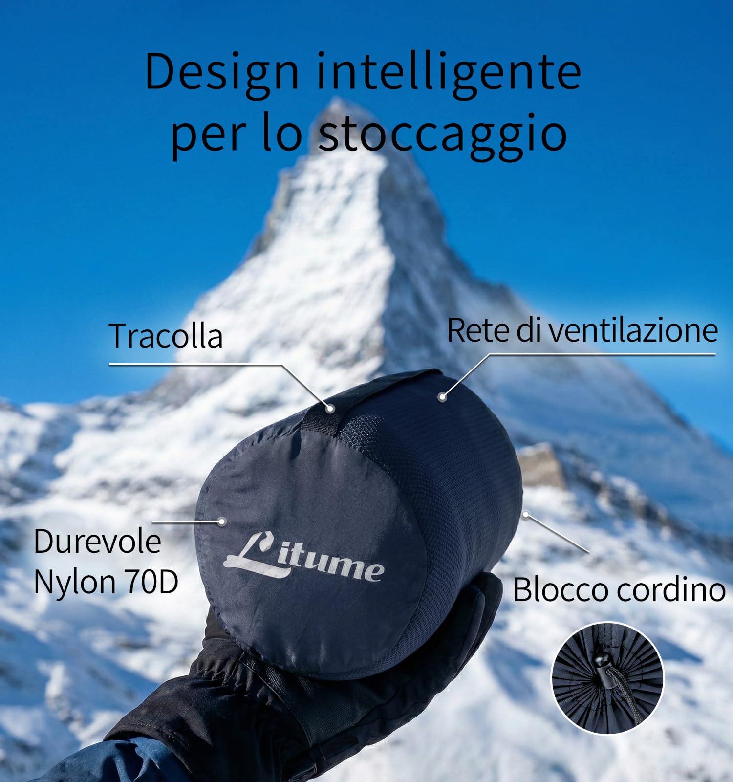Litume Coperta da Viaggio per Aereo, Calda, Pile Grigio Scuro, Versatile | Calore Tutte le Stagioni, Senza PFAS, Leggera, Campeggio, Escursione, Rifugio, Volo Lungo, Hotel, 170 x 122 cm