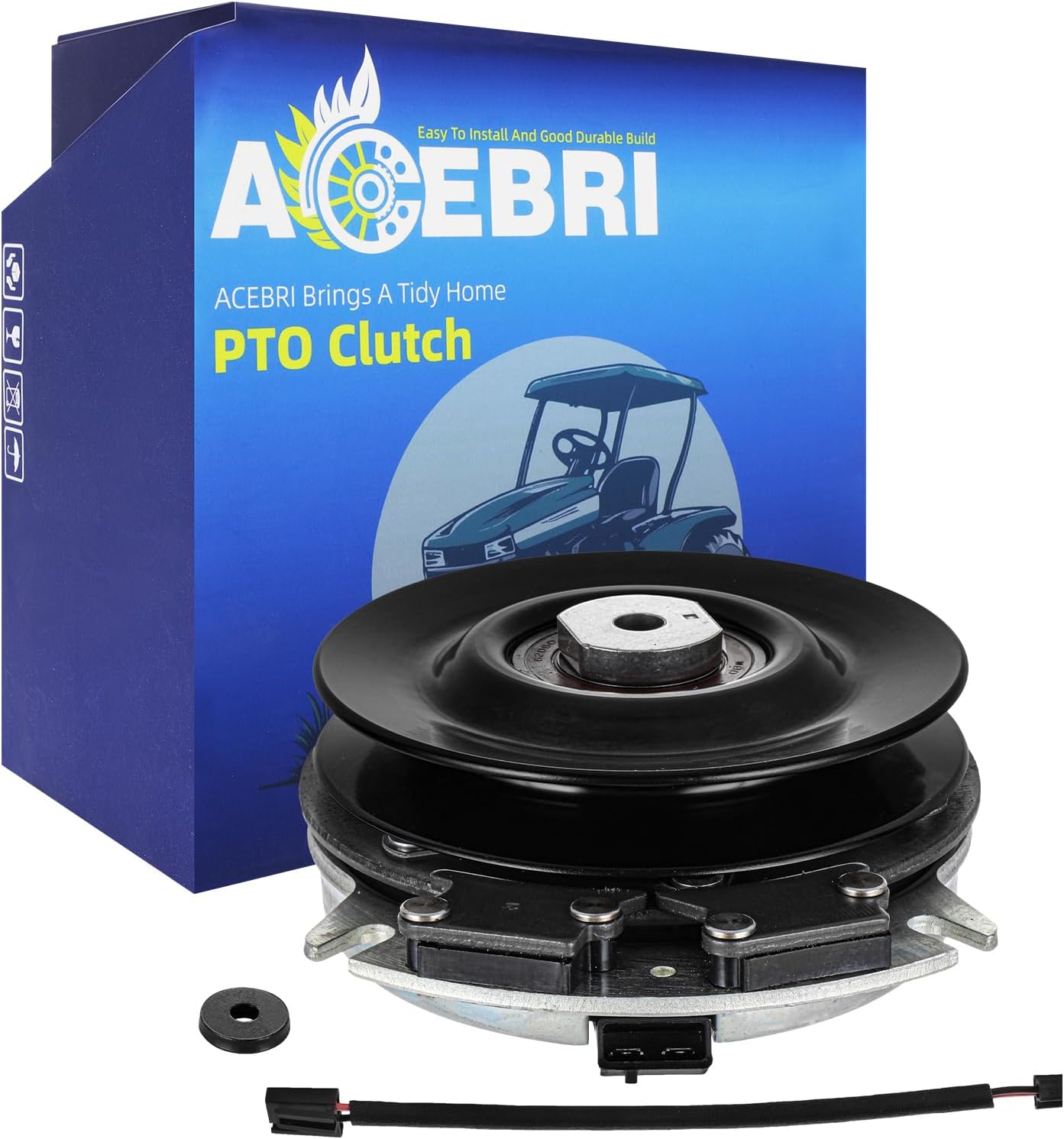 PTO Clutch for Exmark Lazer Z (LZ18KC523, LZ22KC523, LZ22KC604), for Exmark: 631644, 631731, 633098 Clutch for Exmark 103-0500, 103-0661, 103-0662, 1-631644, 1-631731, 1-633098 Clutch