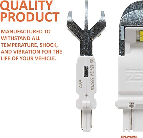 Miniatura 8 de Focos de luz LED blanca x 2 unidades, Sylvania Zevo 921 T-10 W5W, 3057, Blanco