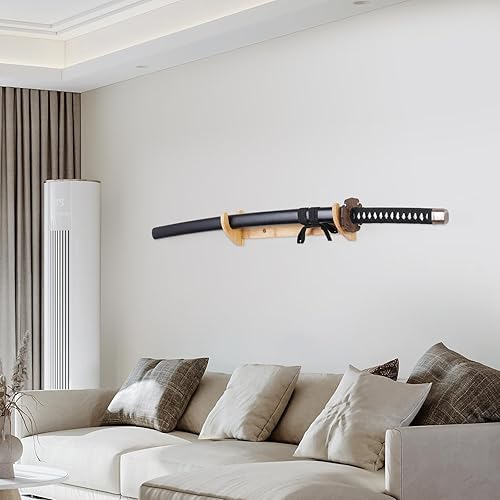 Miniatura 6 de Samurai - Soporte de pared para espada samurái, soporte de pared para espada, soporte de pared de espada samurái, montaje en pared de espada de 2