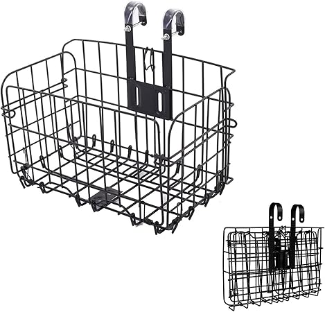 cargo basket with bike rack