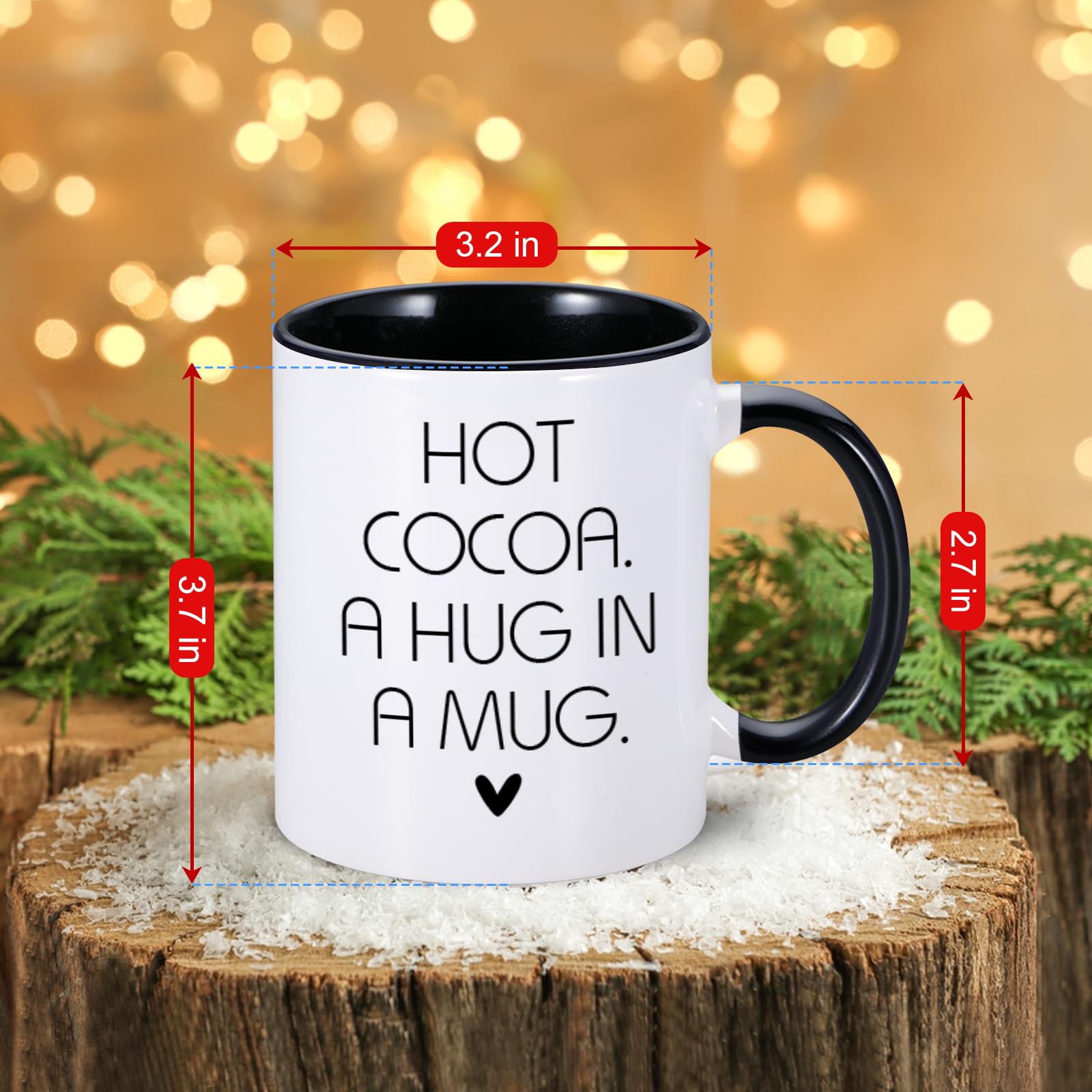 Amazon.com: Personalized Hot Cocoa Mug for Kids Cusotm Name Coffee Mug for  Kids Boys Girls Customized 11oz Hot Chocolate Cocoa Milk Cup Gifts for  Women Christmas Thanksgiving Birthday Cute Mug Gift Party
