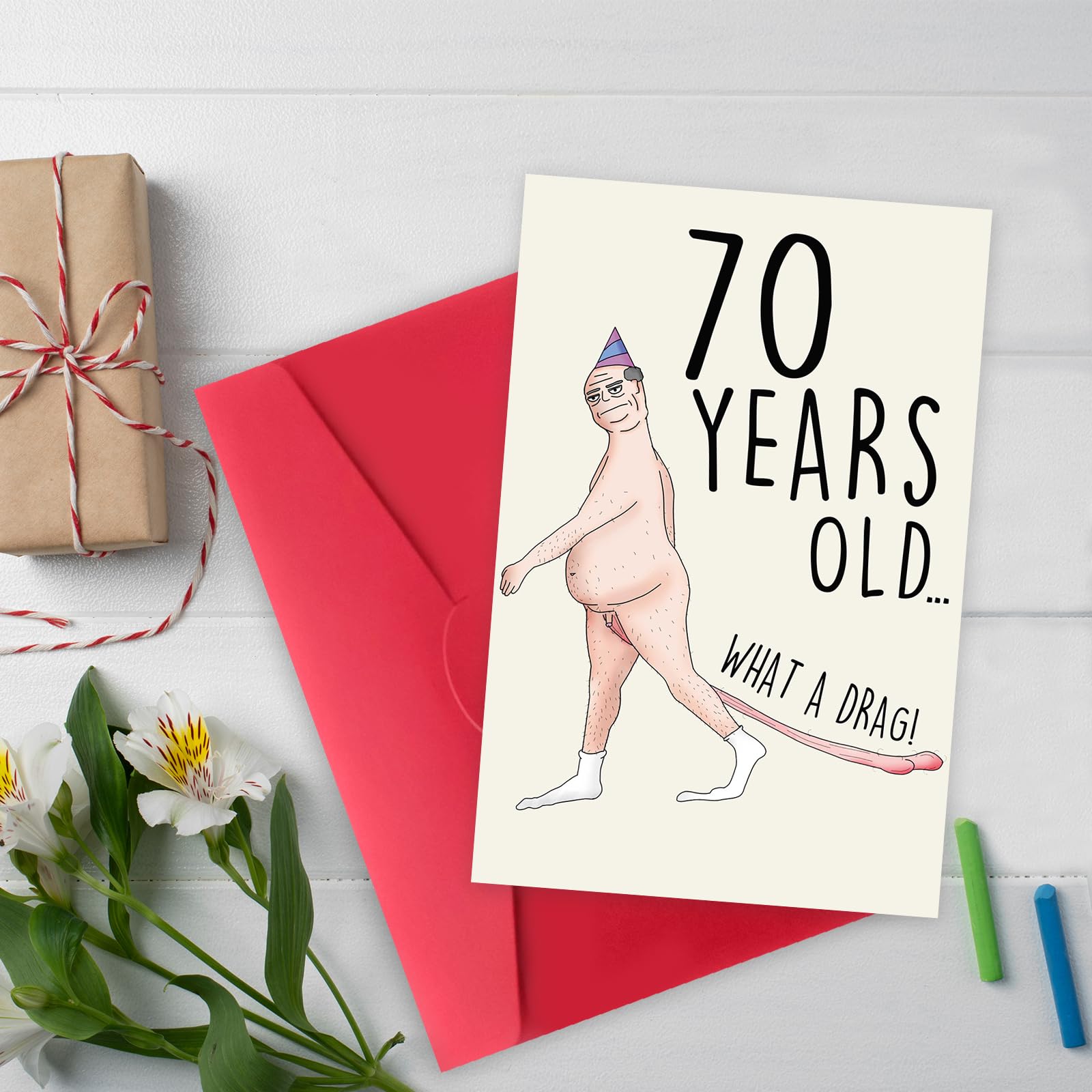 Cartes D'anniversaire Amusantes Pour 70e Anniversaire – Carte
