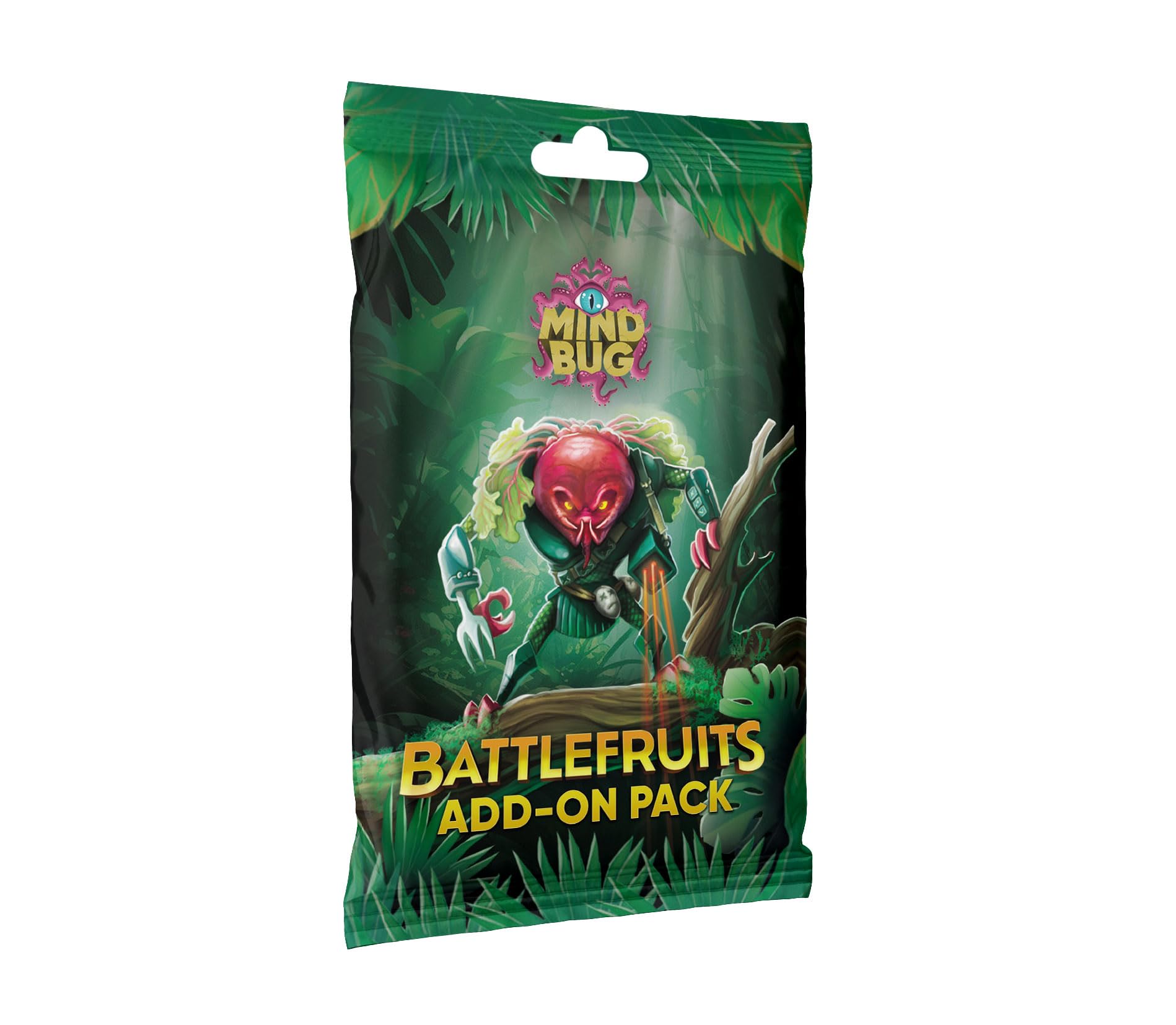Nerdlab Games - Mindbug: Battlefruit Add-On Pack, Card Game Expansion, Strategy Game for 2-4 Players, 8+ Years (English)