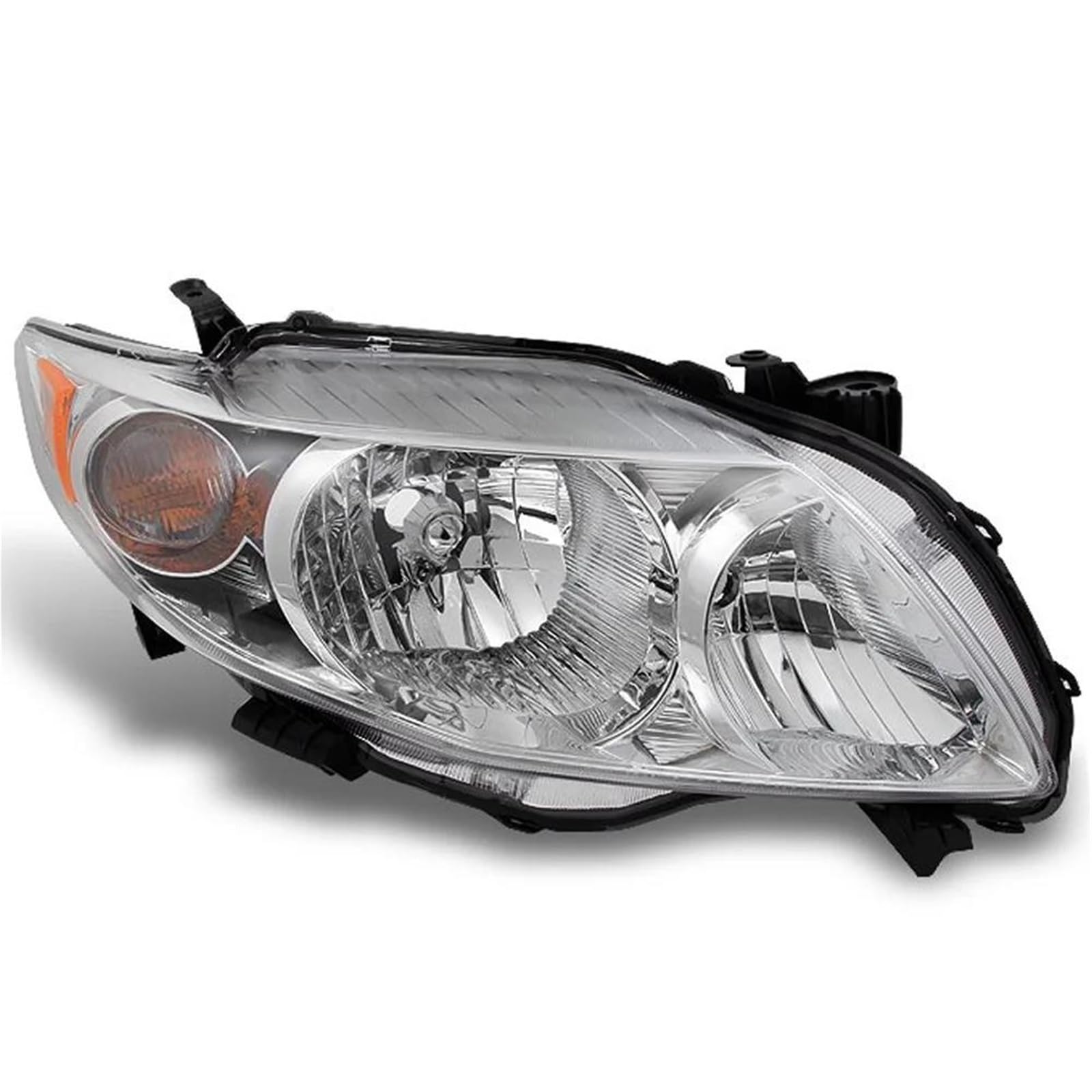 Car Headlights For Toyota For Corolla E140 E150 For Altis 2009 2010 Fog Lights Map Halogen Corner Side Lamps LED Car Headlights Assembly Headlight Lampshade(Right)