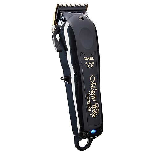 Wahl Professional 5 Star Magic Clip inalámbrico Clipper Stagger Dientes Blade Incluye Accesorios 100 Min Runtime 4 Colores