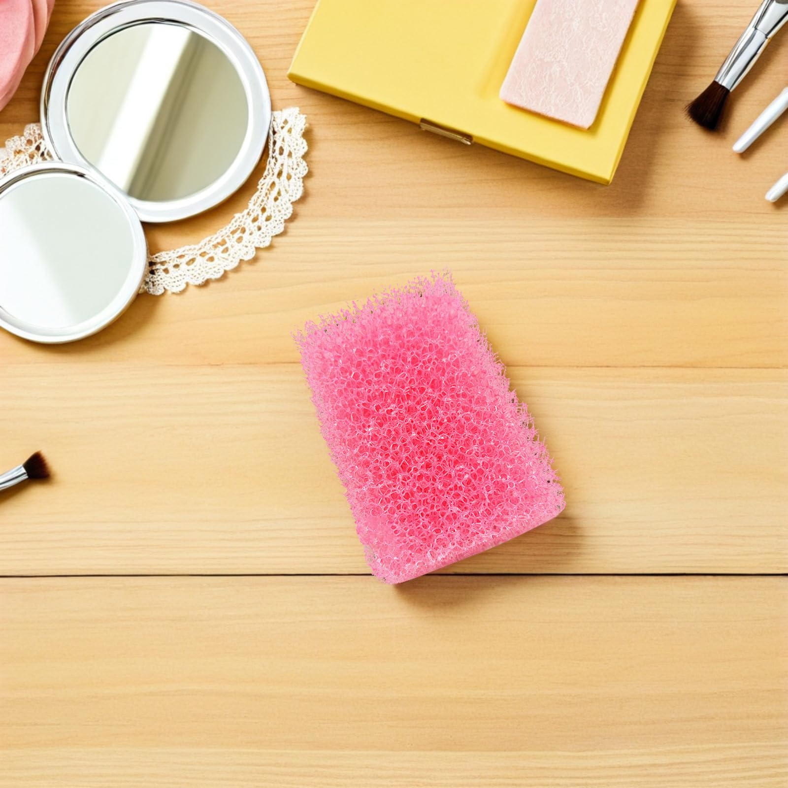 Uonlytech 24 Piezas Esponja Especial para Maquillaje de Efectos, Rosa