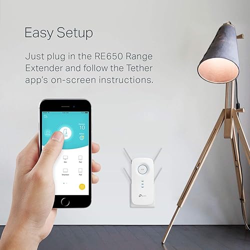 Miniatura 7 de TP-Link AC2600 MU-MIMO RE650 Repetidor dual de Wi-Fi Range con puerto Gigabit Ethernet Aumenta la señal Wi-Fi para dispositivos Smart Home y Alexa