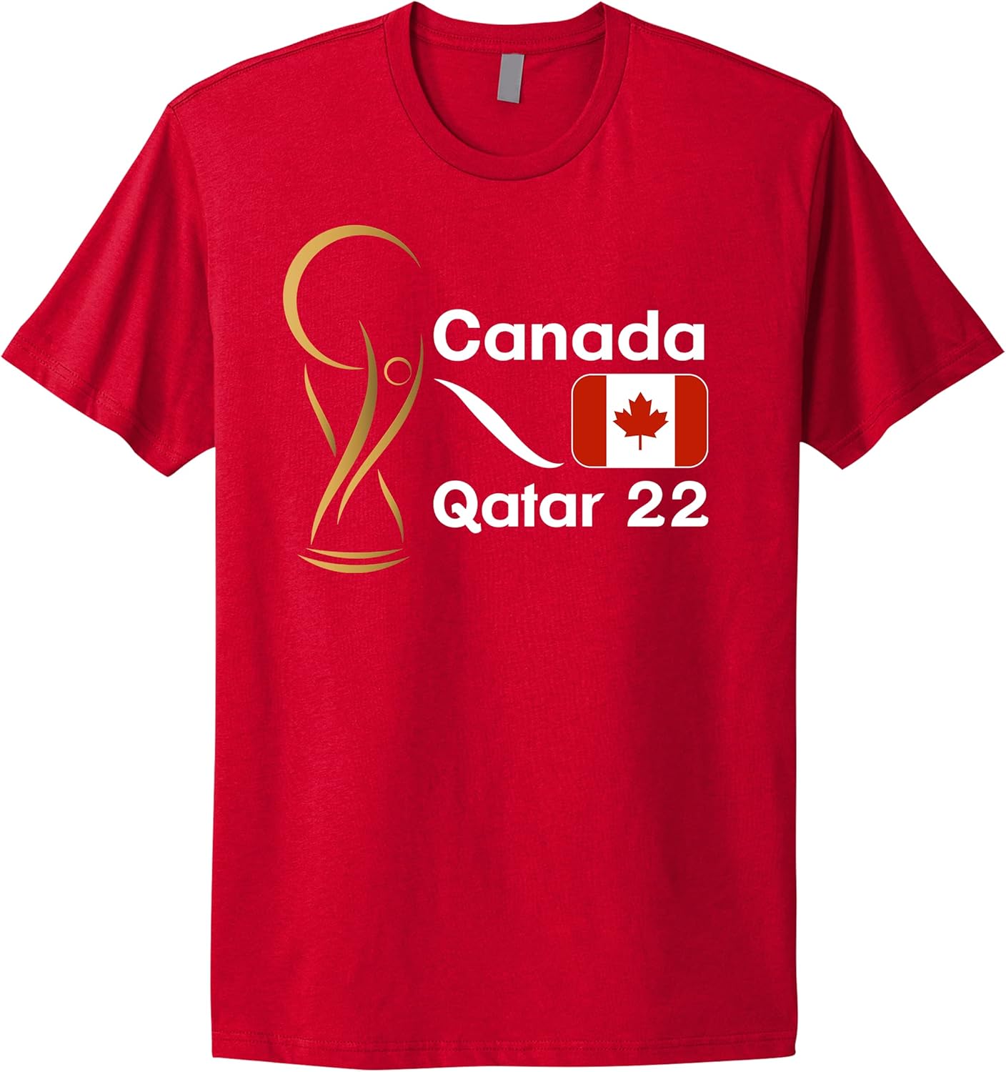 National Team Soccer 2022 Trophy Logo Long Sleeve T-Shirt Unisex for Mens