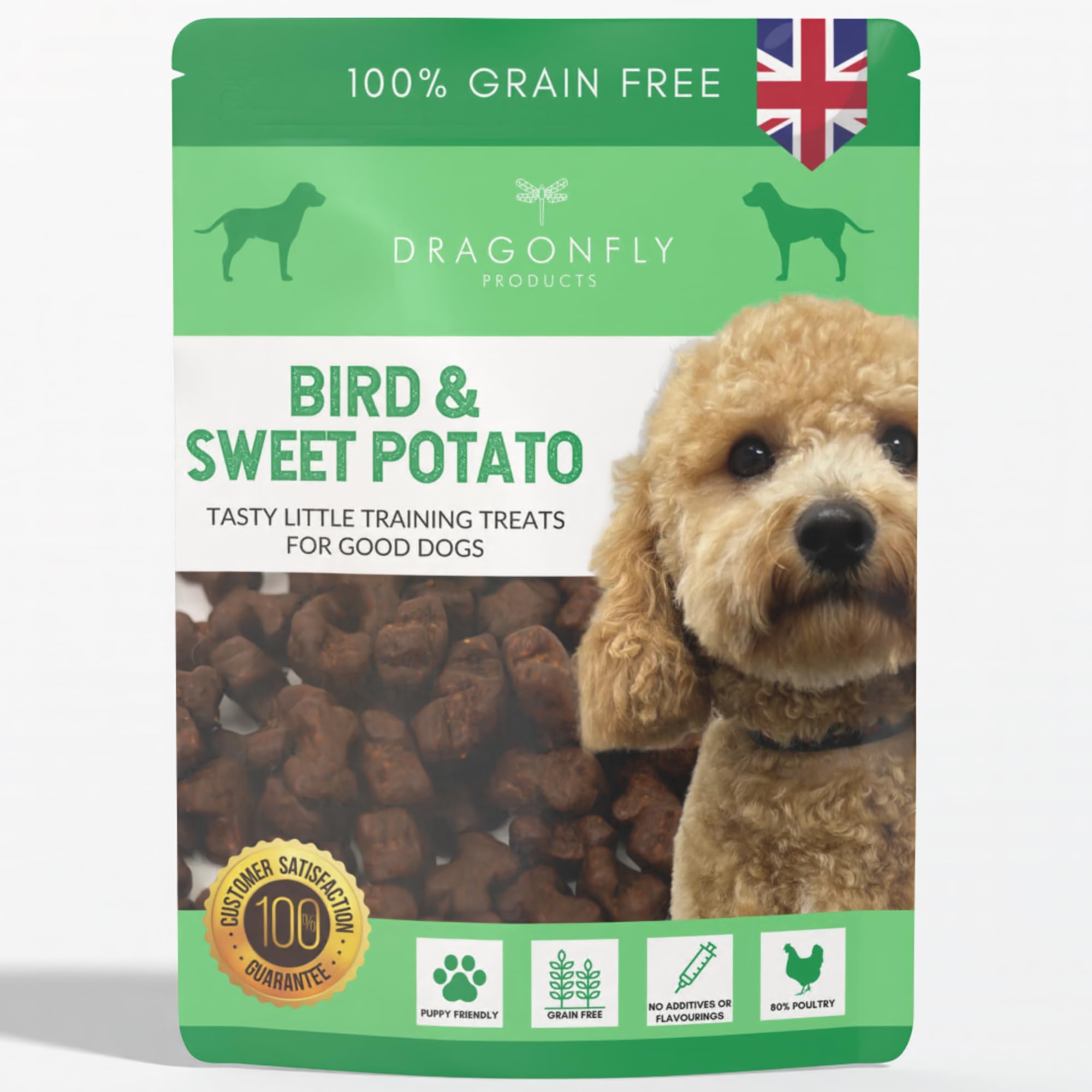 Grain Free Training Treats for Dogs and Puppies | 1000 Natural Healthy Treat Pack | 80% Poultry, 20% Potato & Sweet Potato | Hypoallergenic Snacks