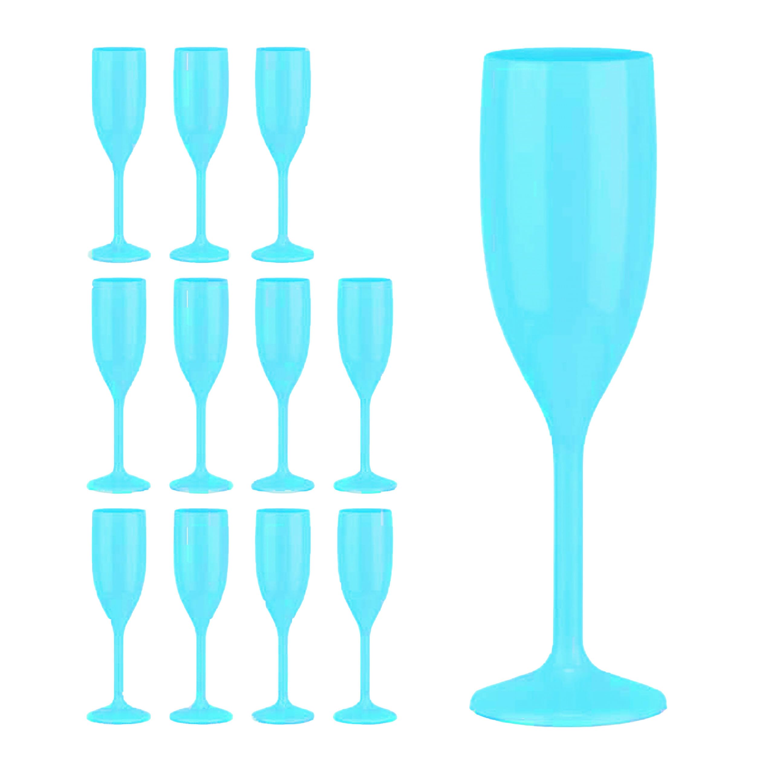 Flûtes à champagne en plastique incassables pour éviter la casse lors des fêtes