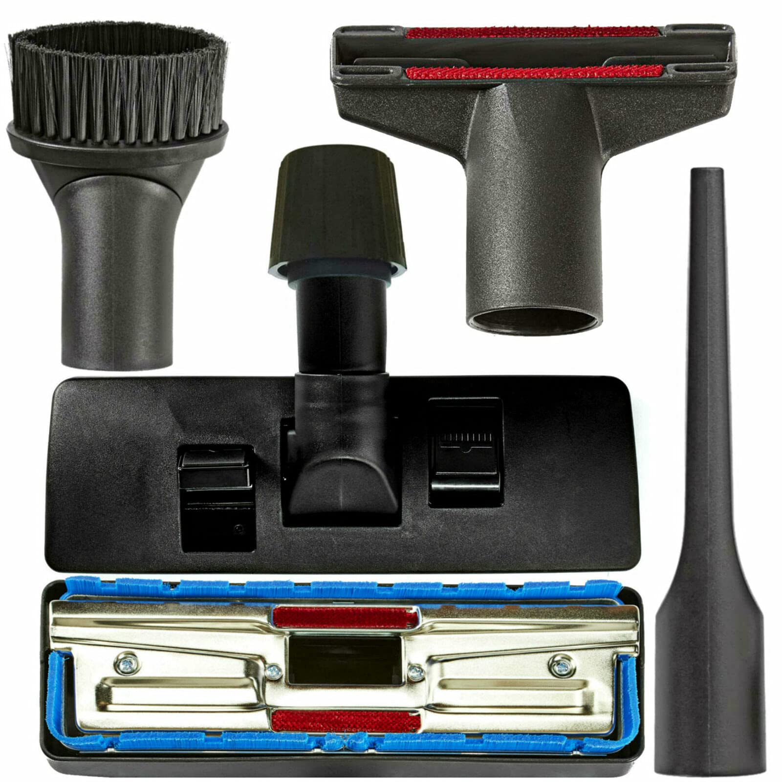 Universal Staubsauger-Düse Aufsatz Set für Kärcher Miele Hyla Einhell Makita EIO Original Fuß