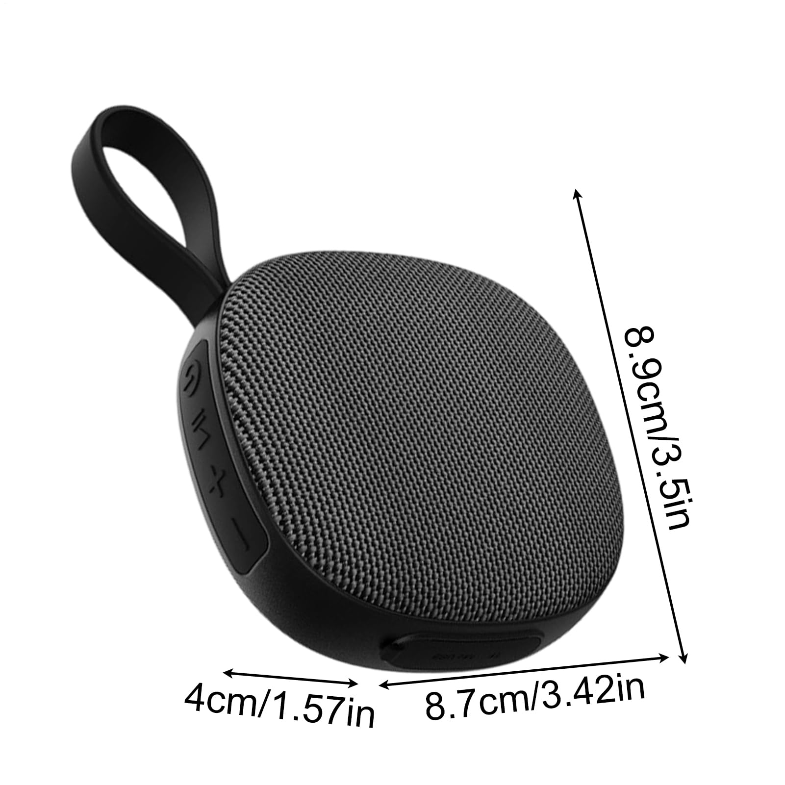 Generico Altoparlante da Esterno - Stereo Wireless con Base Magnetica - Sonoro Portatile con Magnete per Interni ed Esterni Casa Auto Giardino Musica ad Alta Voce Regalo Uomini Donne