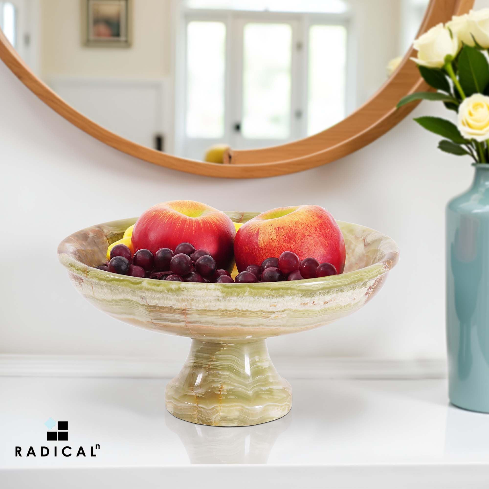 大理石フルーツボウル Amazon | Radicaln 大理石 フルーツボウル キッチンカウンター用 25.4