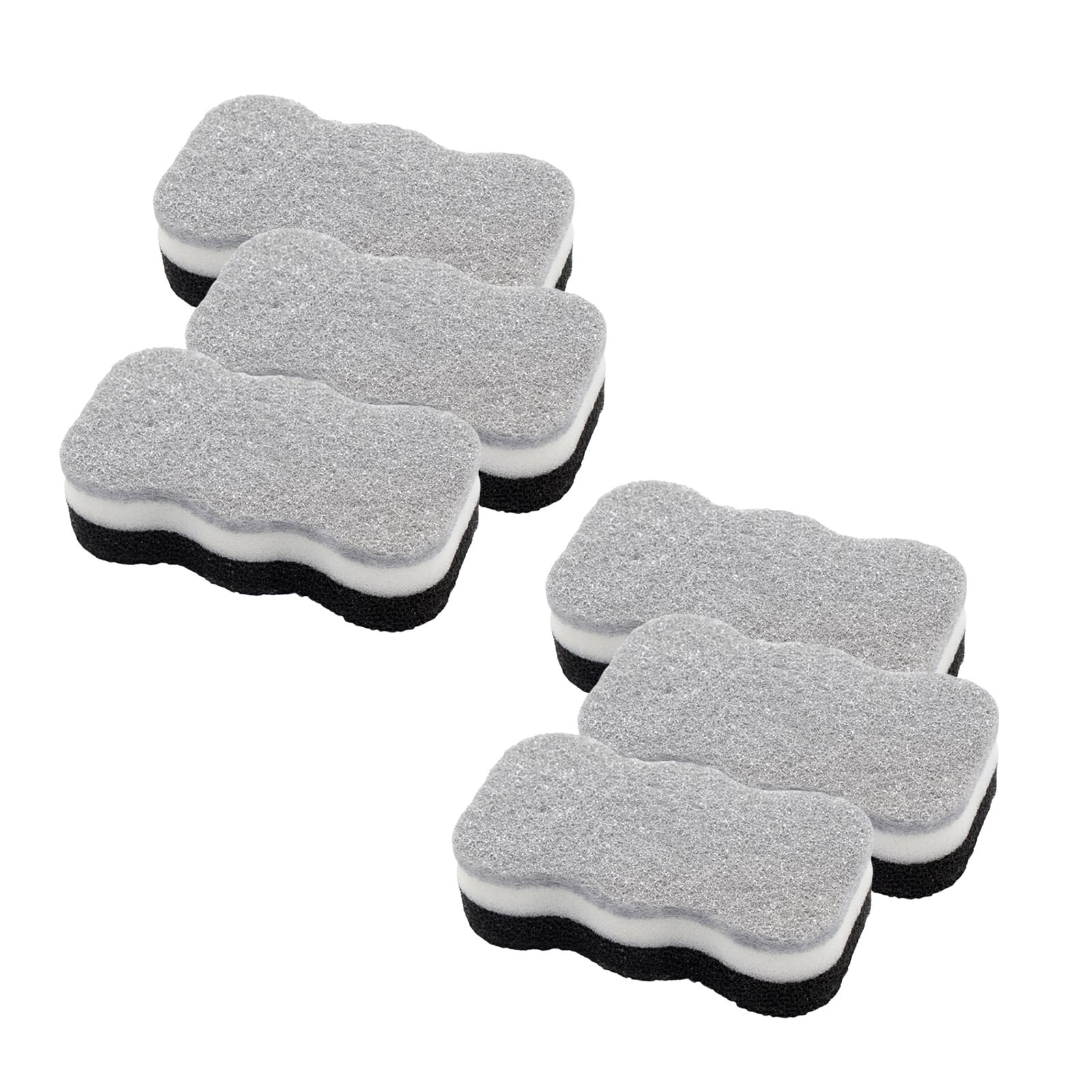 None-Scratch Scrub Sponges, Cleaning Sponge, Kitchen, Effortless Cleaning Scrub Pad for Dishes, Pots, Pans Double Sided Scourer