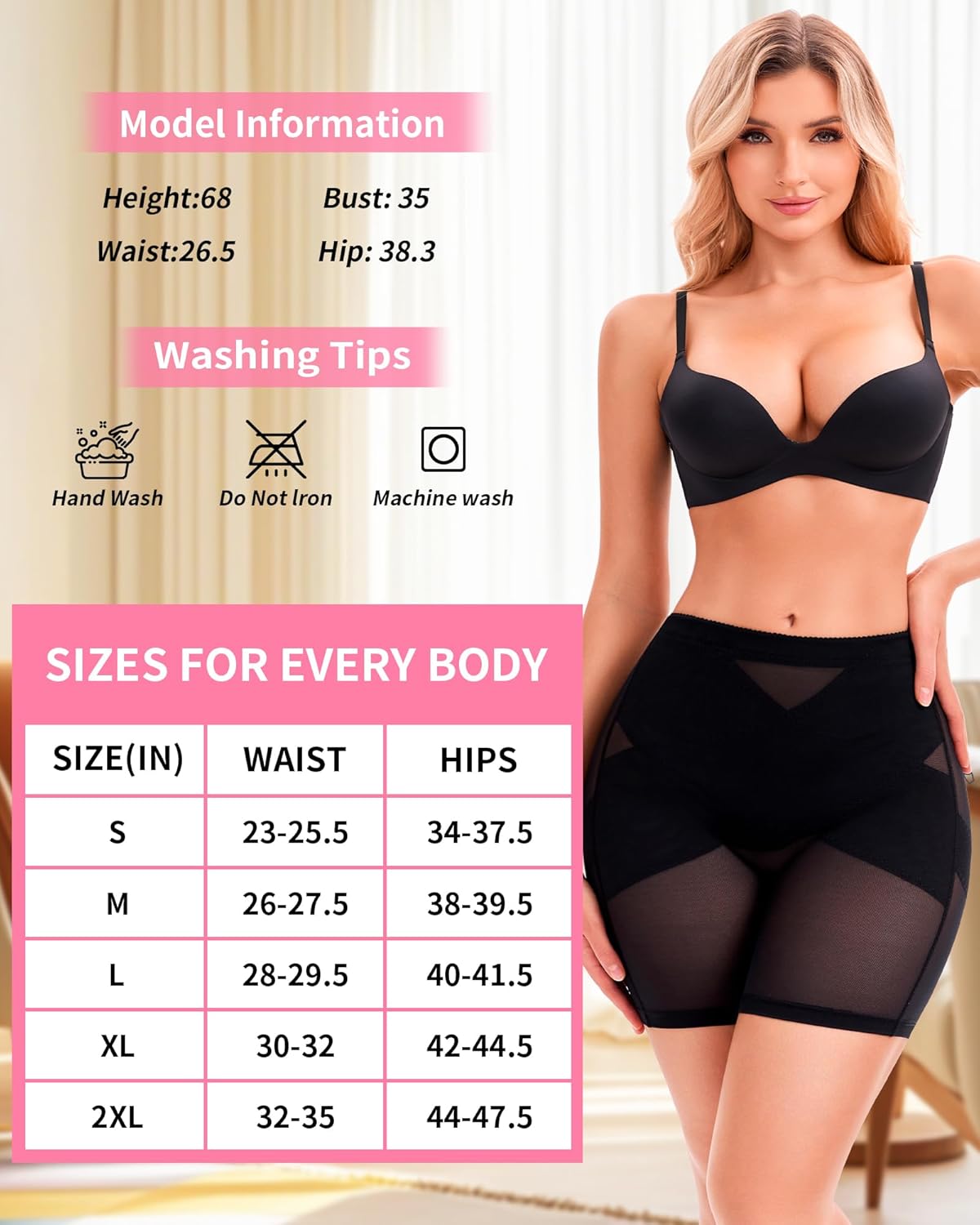 Tummy Control Shapewear for Women Butt Lifting Body Shaper Shorts High Waisted Underwear Seamless Compression Panties - Image 6