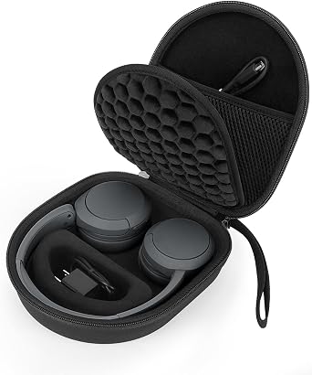 Yinke Hard Case for Sony WH-CH510 /JBL Tune 510BT Headphone, Travel Protective Cover Storage Bag Black
