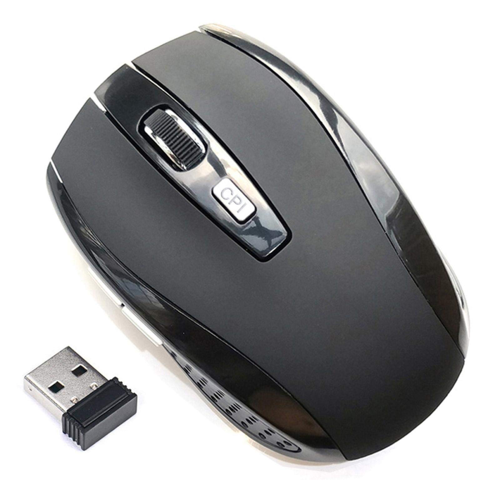 Mouse Wireless 2,4 GHz 2000 DPI – Ottico, Ricevitore USB, Per Laptop E PC, Chic E Universale