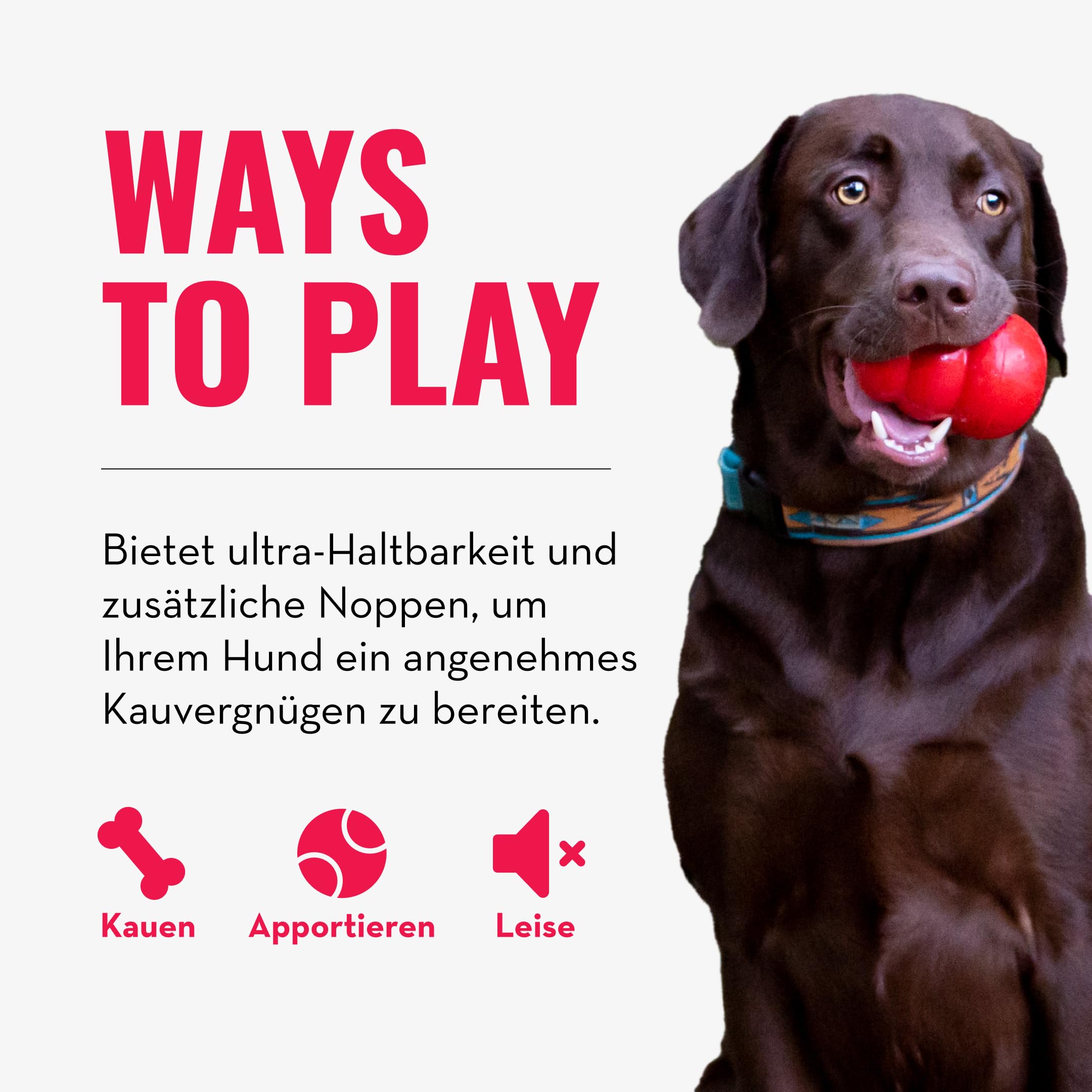SNUG AROOZ Hundespielzeug Craft – Aus Recycelten Materialien, 16,5 Cm, Weich & Kaufrein