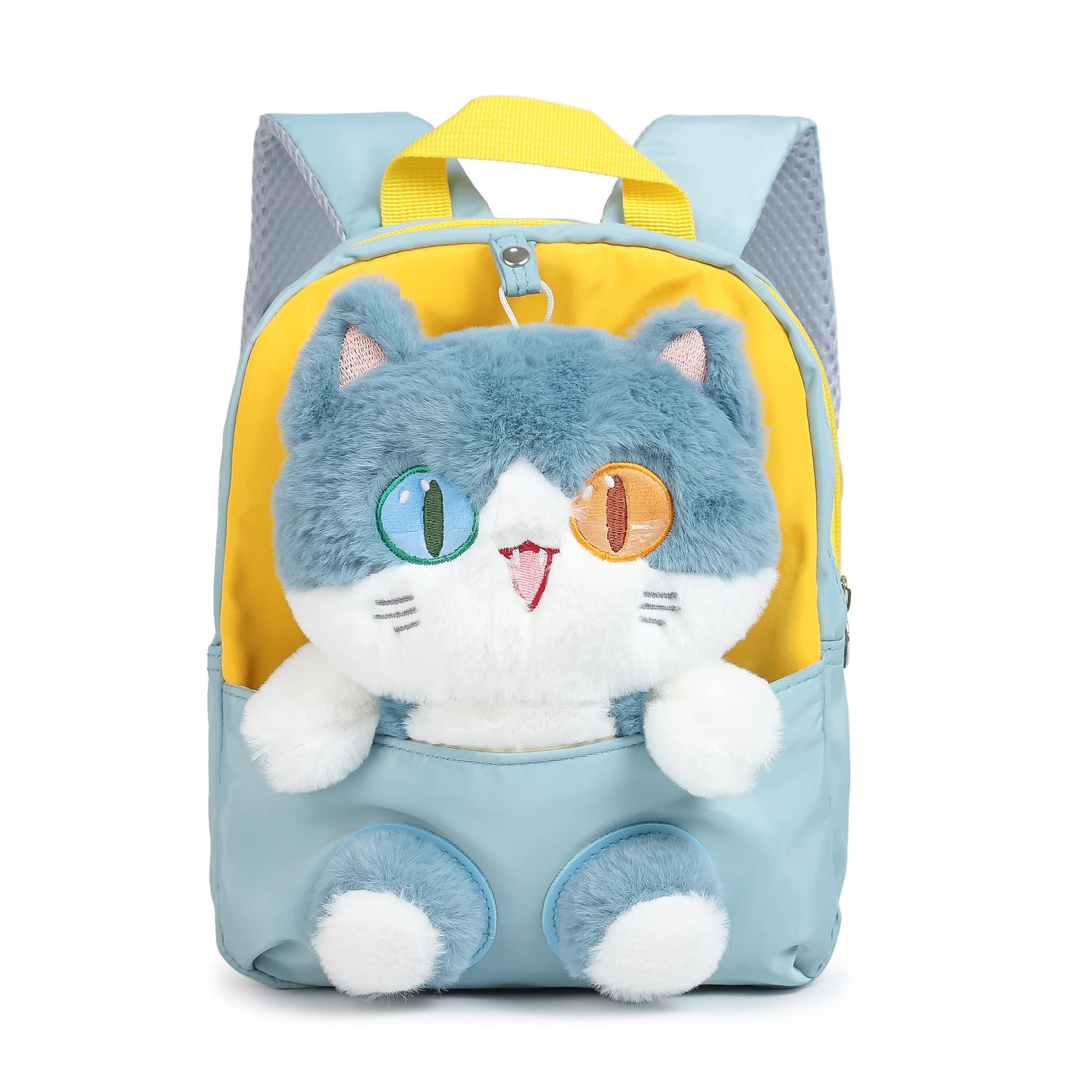 MIDSuN Zainetto Asilo bambino, staccabile Peluche Doll sacca asilo,Alce Kindergarten Zaino Bambini Bag per 2-5 Anni Kindergarten Ragazzo e Ragazza