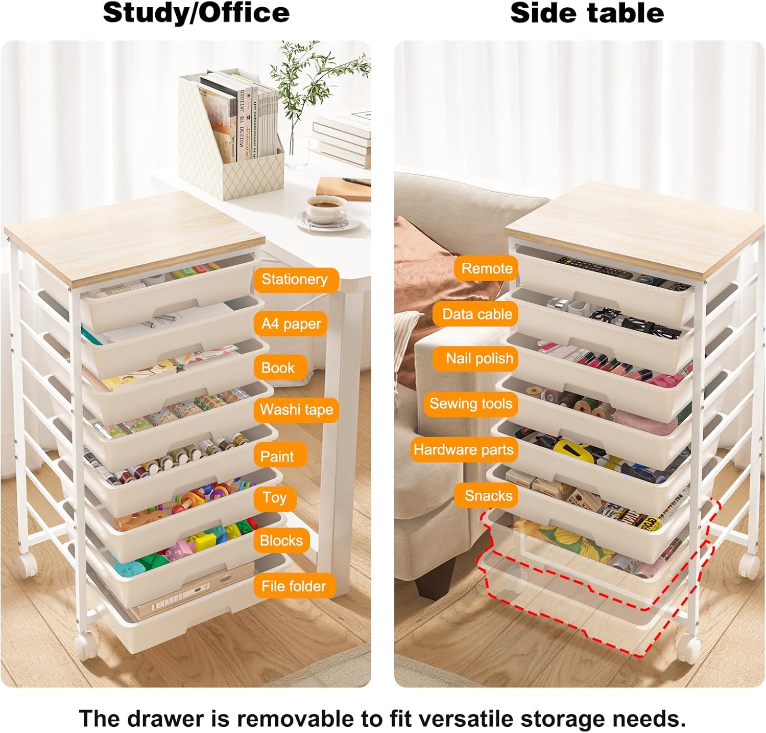 Transform Your Space with LABUK Rolling Storage Cart: The Ultimate Organizer for Every Room!