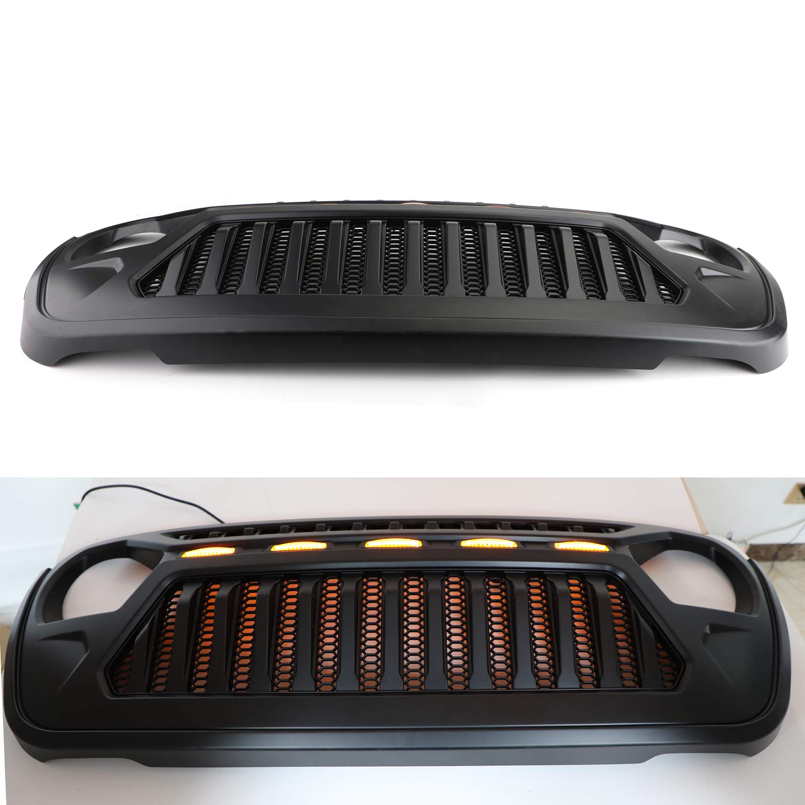 Artudatech Car Front Grill, Mesh Grille Front Bumper Kidney Grilles