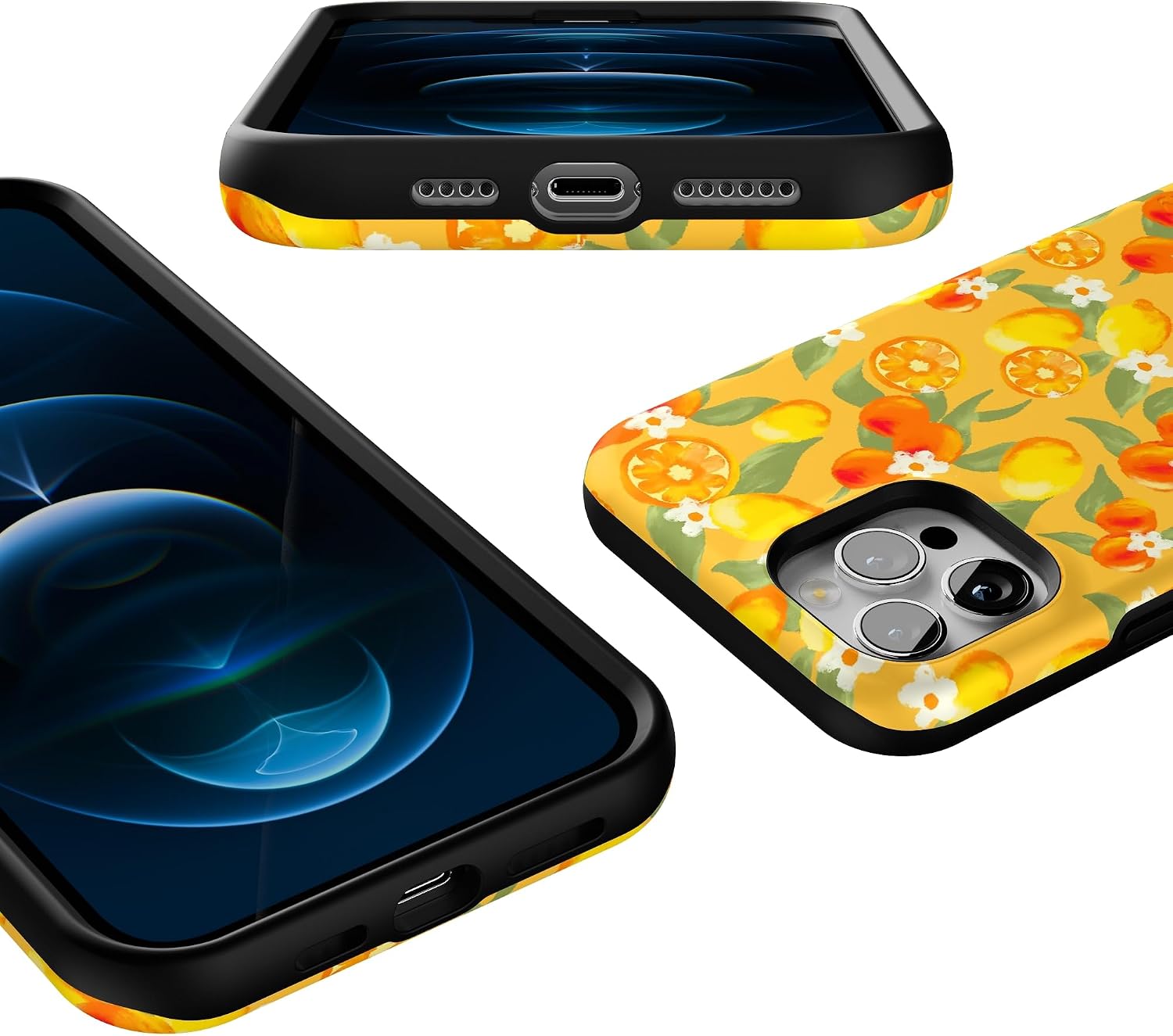 Casely iPhone 12 Pro Max Case | Positano | Dippin' Daisy's Italian Coast | Bold Protective Design | Compatible with MagSafe