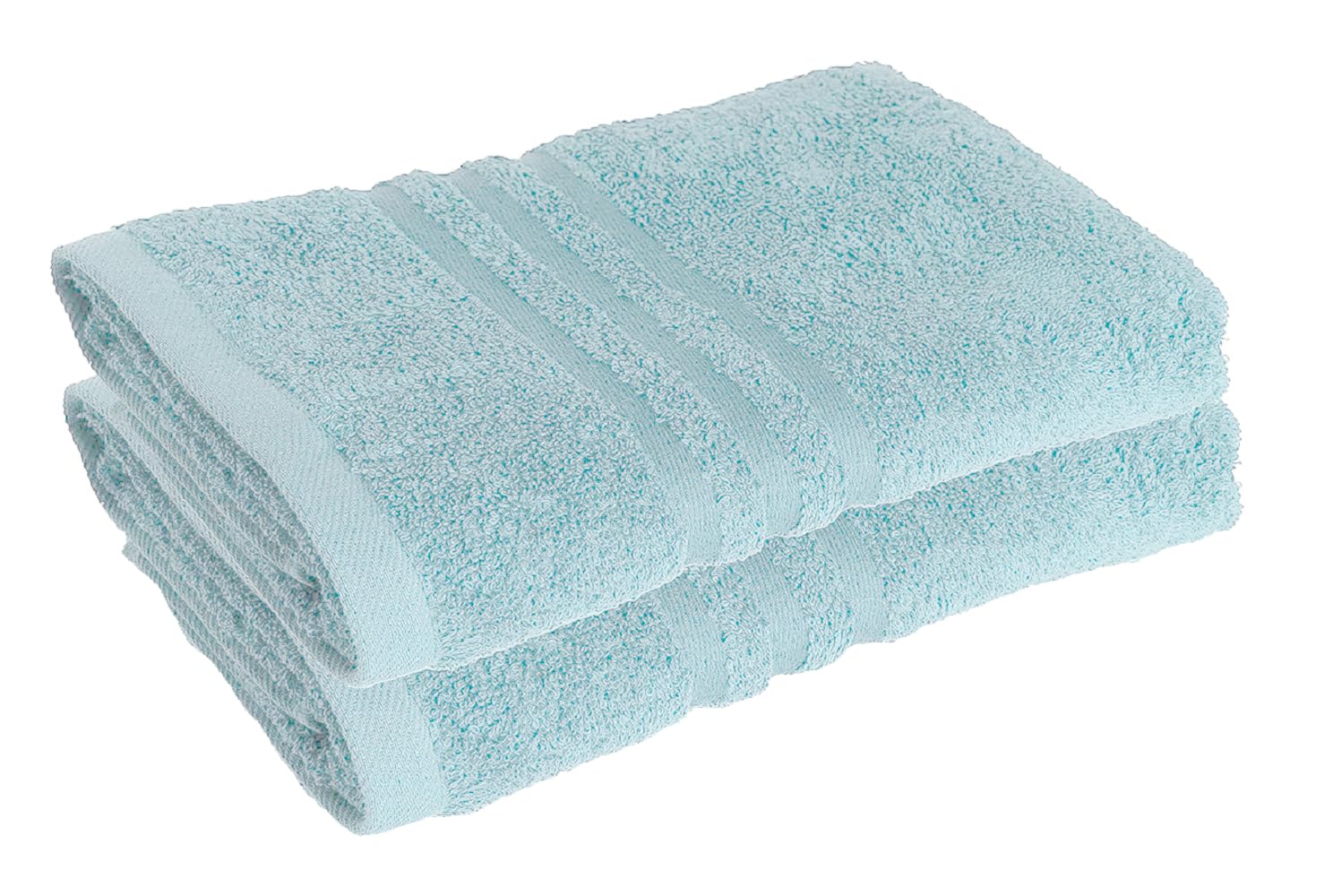 Diamond Tex Hand Towel Set Pack of 2 and 4 | Premium 100% Egyptian Cotton | 50 x 80 cm, 500 GSM | Fluffy Hand Towels Super Soft Hotel Quality Gym Spa Luxury Towels (Sky Blue, 2)