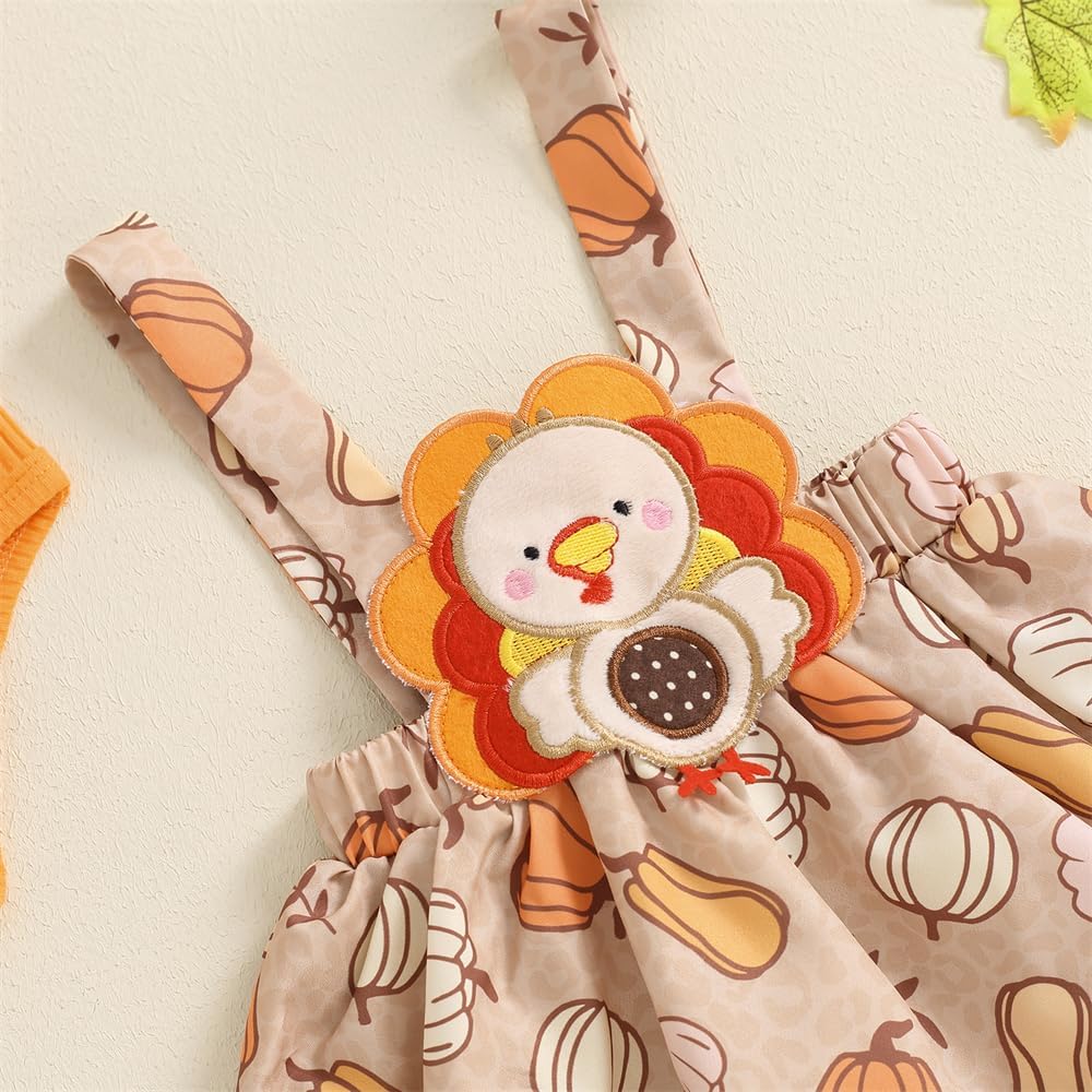 FIOMVA My First Christmas Baby Girl Outfit Newborn Romper Skirts Set Fall Winter Infant Christmas Dress Overall Clothes - Image 5