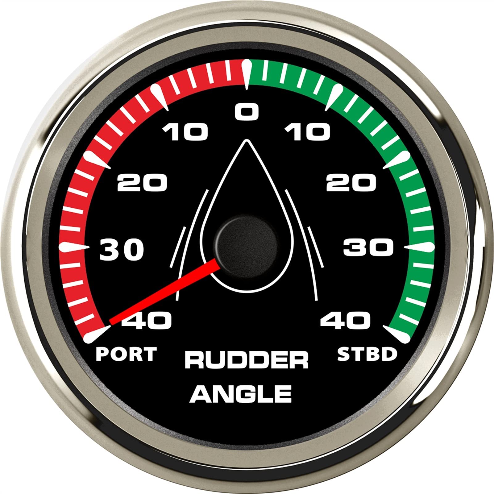 Buy Rudder angle indicator Marine Rudder Angle Indicator Gauge Meter 0 ...