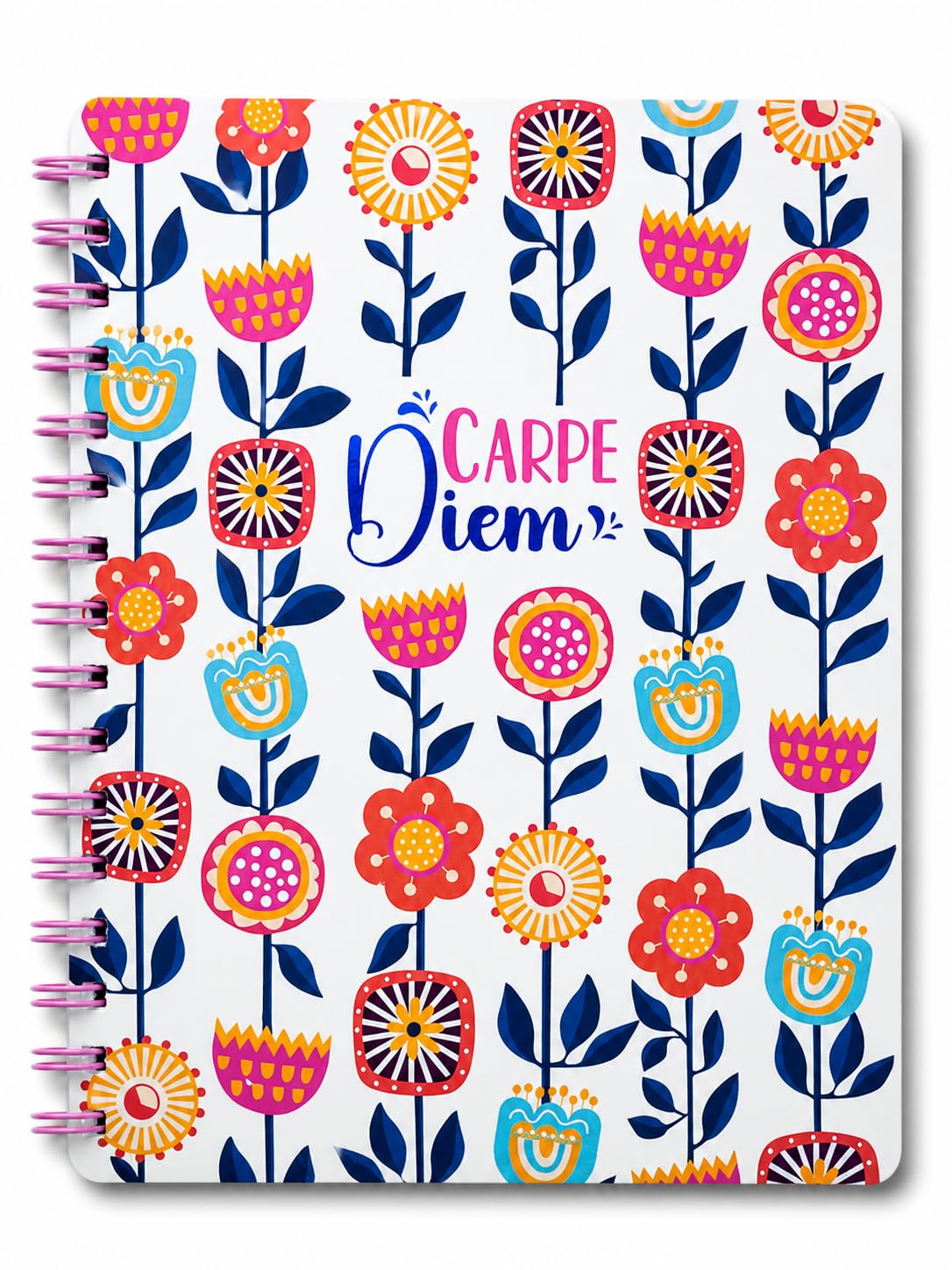 DOODLE Cuaderno de espiral de tapa dura con marcapáginas y más de 100 calcomanías | B5 | 160 páginas rayadas sin fecha | papel libre de ácidos de 80 g/m² | Se abre plano y escribe cómodamente - Carpe