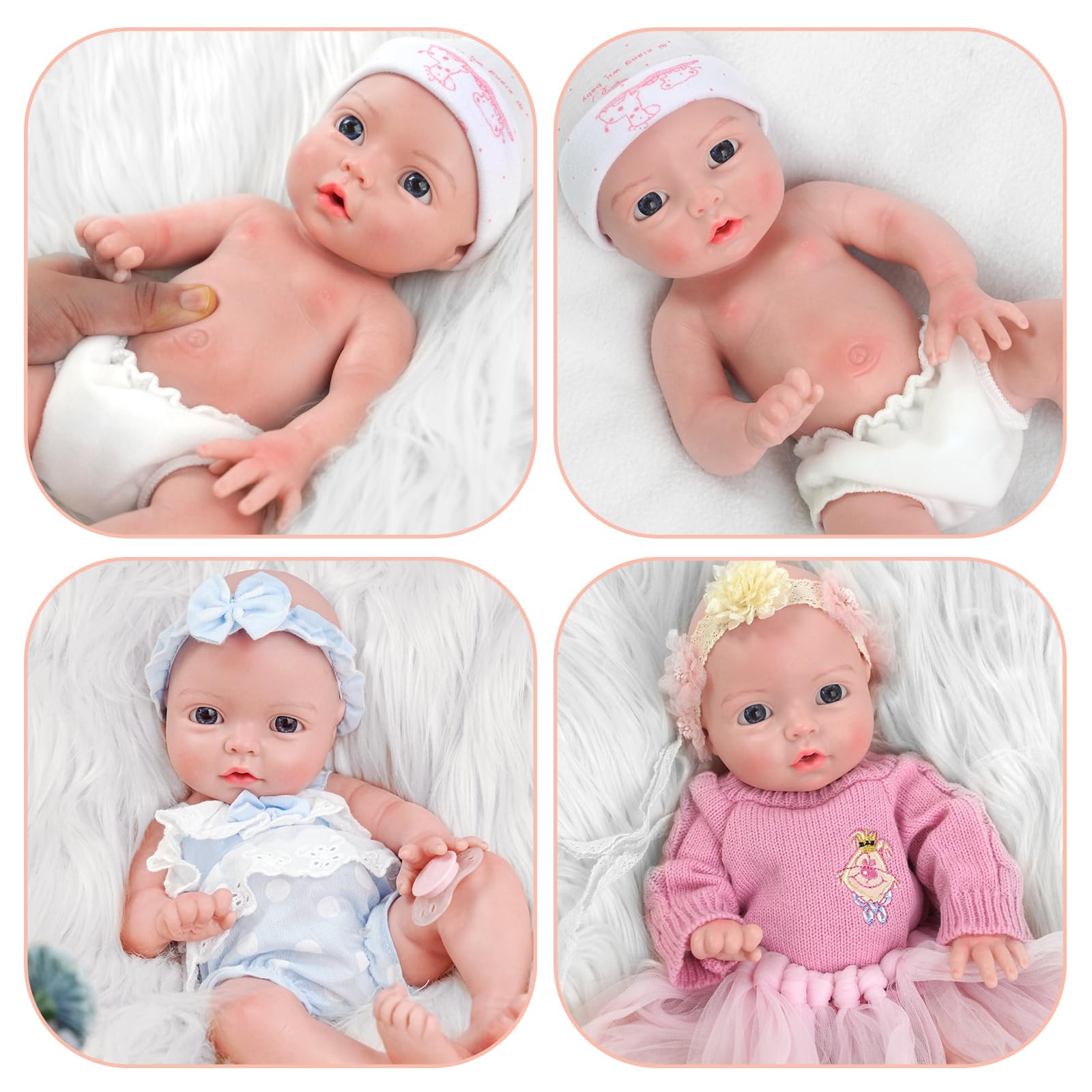 Amazon | BABESIDE リアルなリボーンベビードール 女の子 12