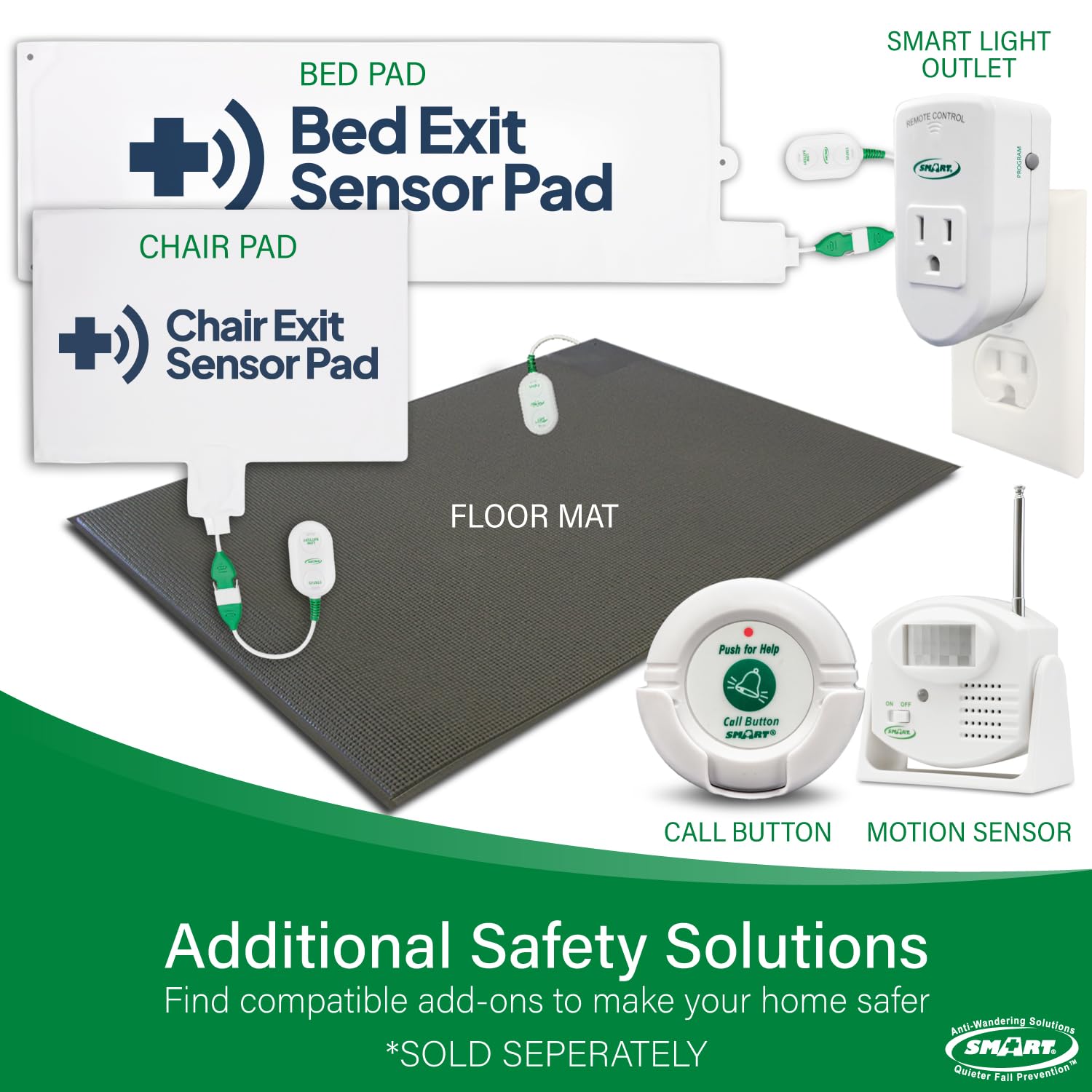 Kit de alarma de cama inalámbrico