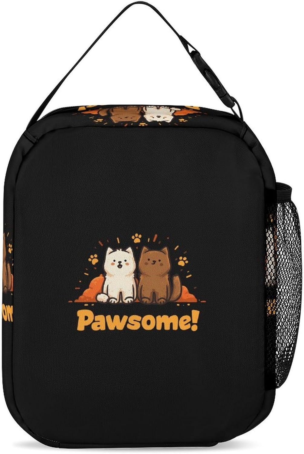 Pawsome Awesome Pets Funny Backpack 3 Piece Set Daypack with Lunch Bag And Pencil Case for Outside Activities Travel image 5