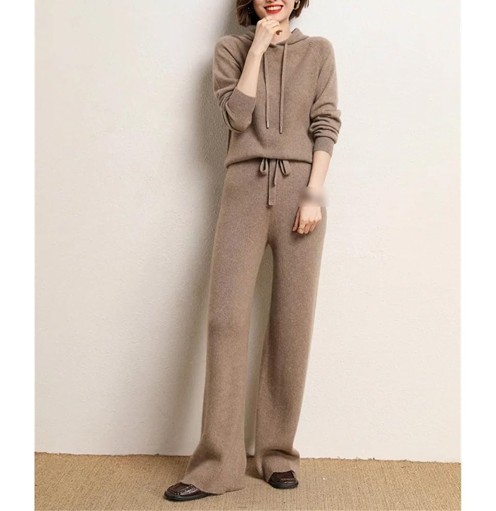 【MODERNIF】Rivan Wool Knit Wide Pants modernif (モダンイフ) - リバンウールニットワイドパンツ