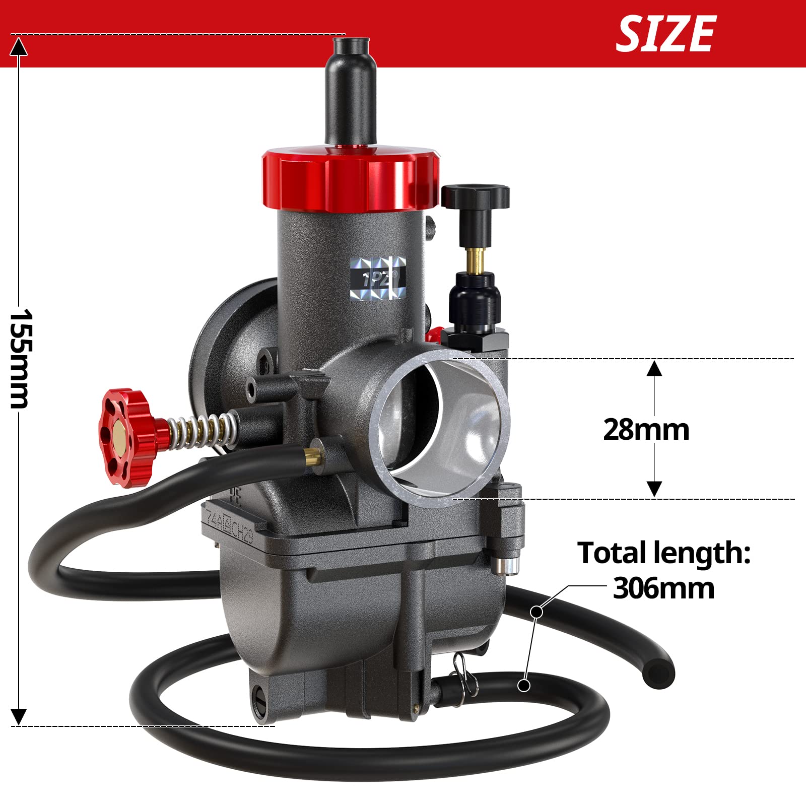 Amazon | 1PZ PE1-U15 PE28MM キャブレターキャブレター交換用 ヤマハ 