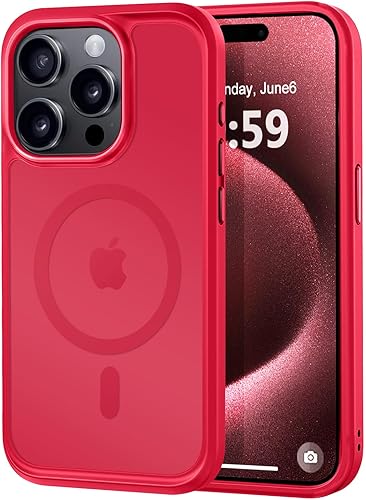 Vista 1178 de MOCCA - Funda magnética resistente para iPhone 11 de 6.1 pulgadas, compatible con MagSafe, protector de pantalla de vidrio + protector de lente