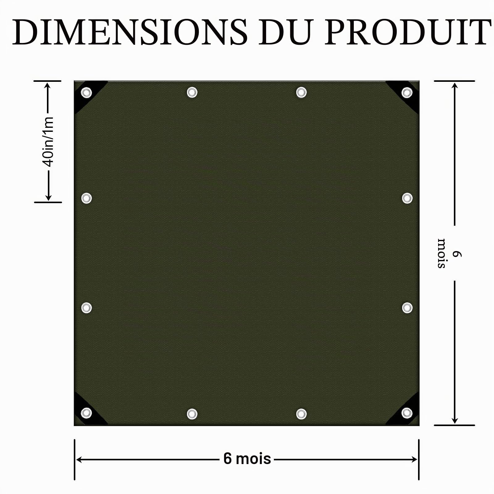 Bache Etanche,bache Protection,tarp,baches imperméables pour Exterieur