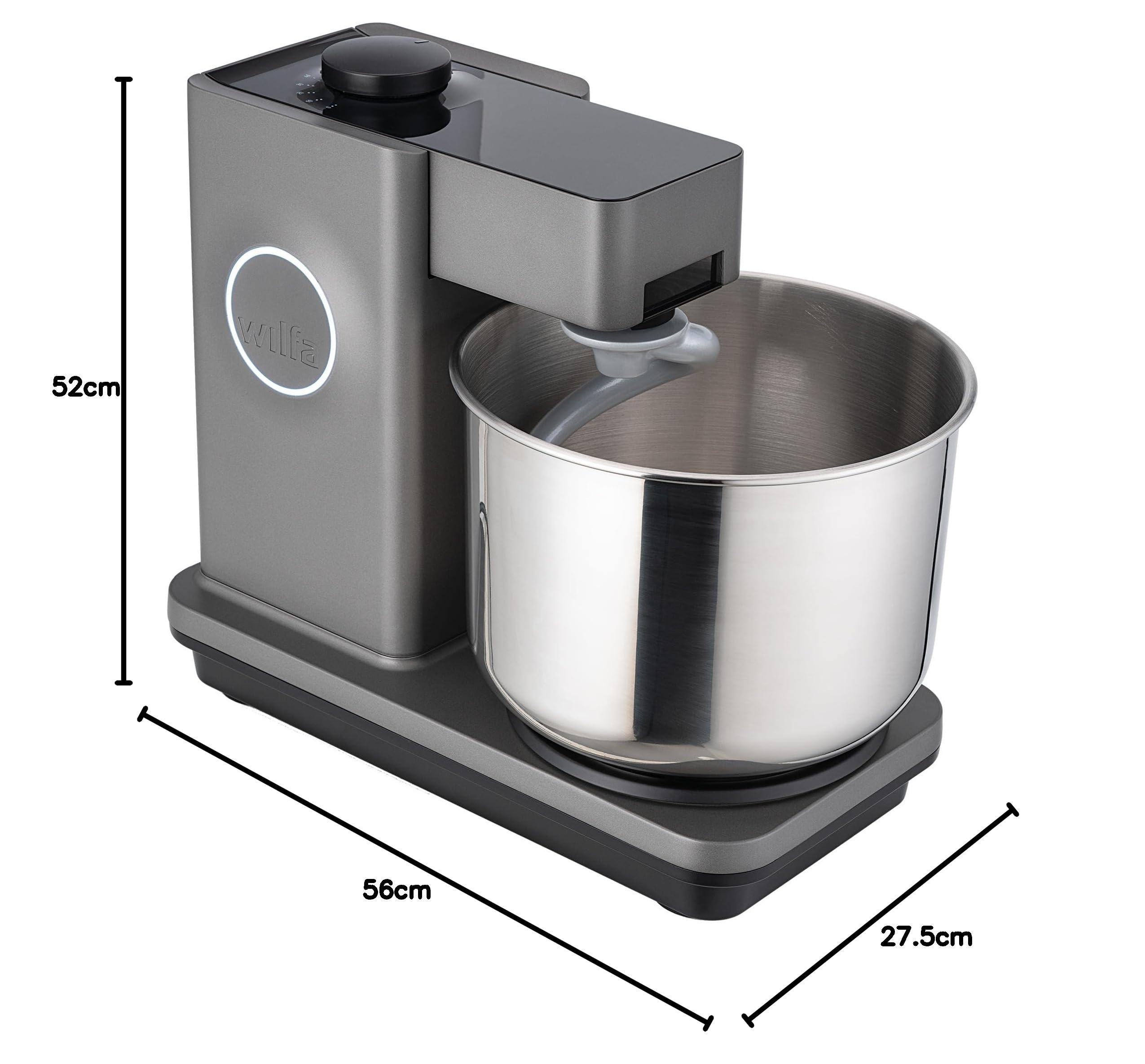 Wilfa Probaker K?chenmaschine, grau (KM1GY-70)